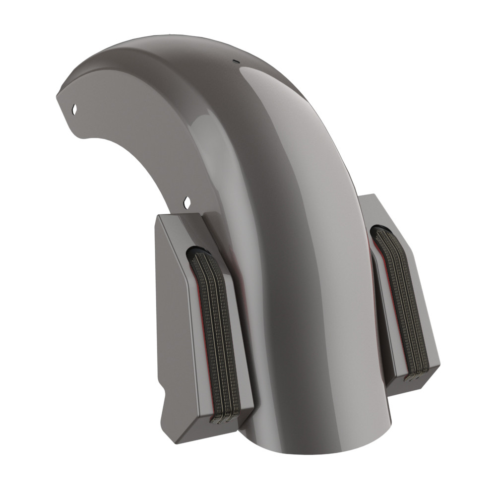 Color Matched Holeshot Chopped Rear Fender for '09-'23 Harley Touring