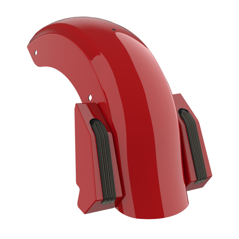 Color Matched Holeshot Chopped Rear Fender for '09-'23 Harley Touring