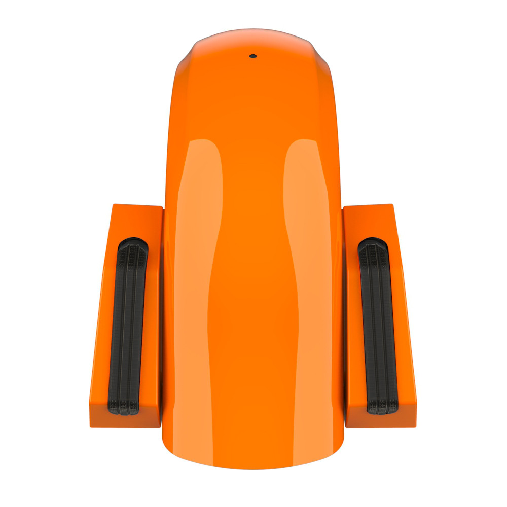 Color Matched Holeshot Chopped Rear Fender for '09-'23 Harley Touring
