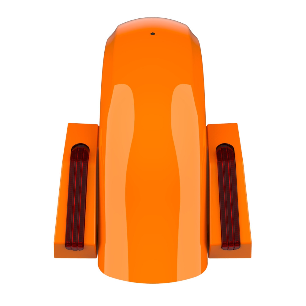 Color Matched Holeshot Chopped Rear Fender for '09-'23 Harley Touring