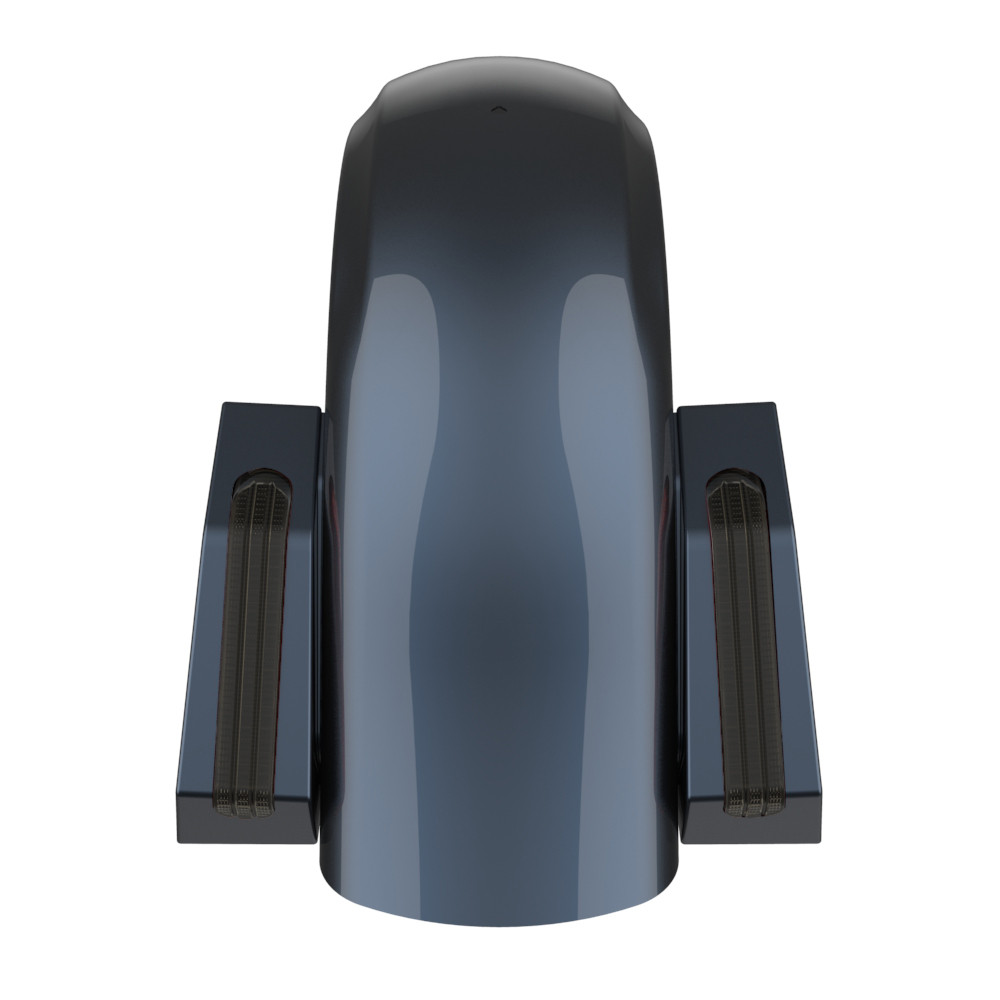 Color Matched Holeshot Chopped Rear Fender for '09-'23 Harley Touring