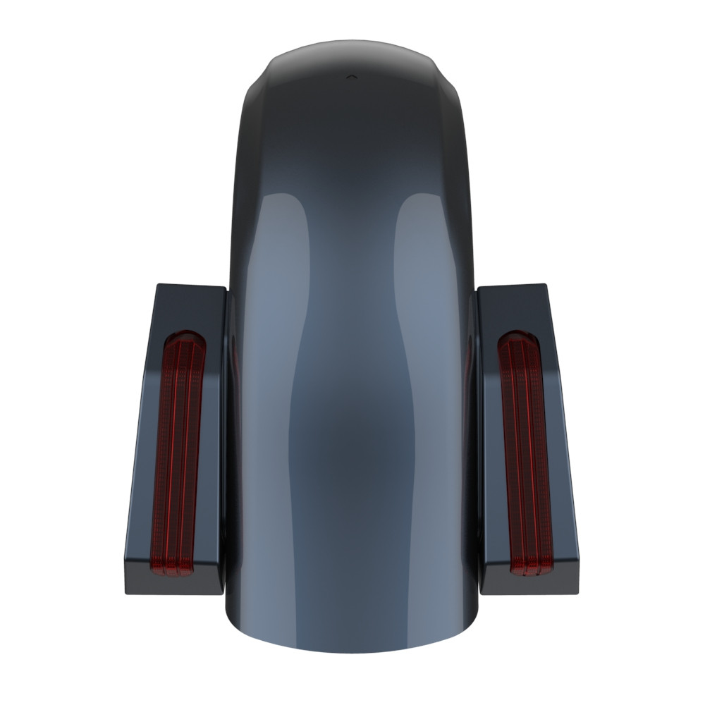 Color Matched Holeshot Chopped Rear Fender for '09-'23 Harley Touring