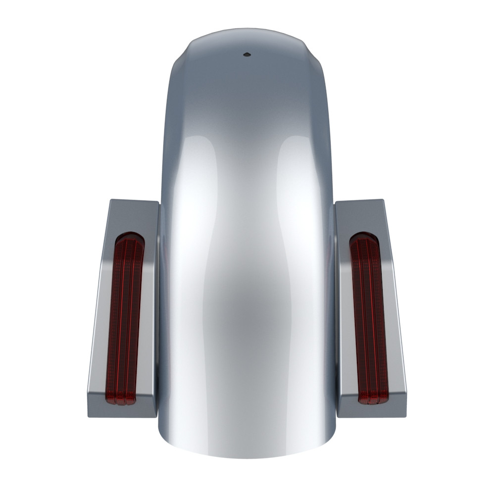Color Matched Holeshot Chopped Rear Fender for '09-'23 Harley Touring