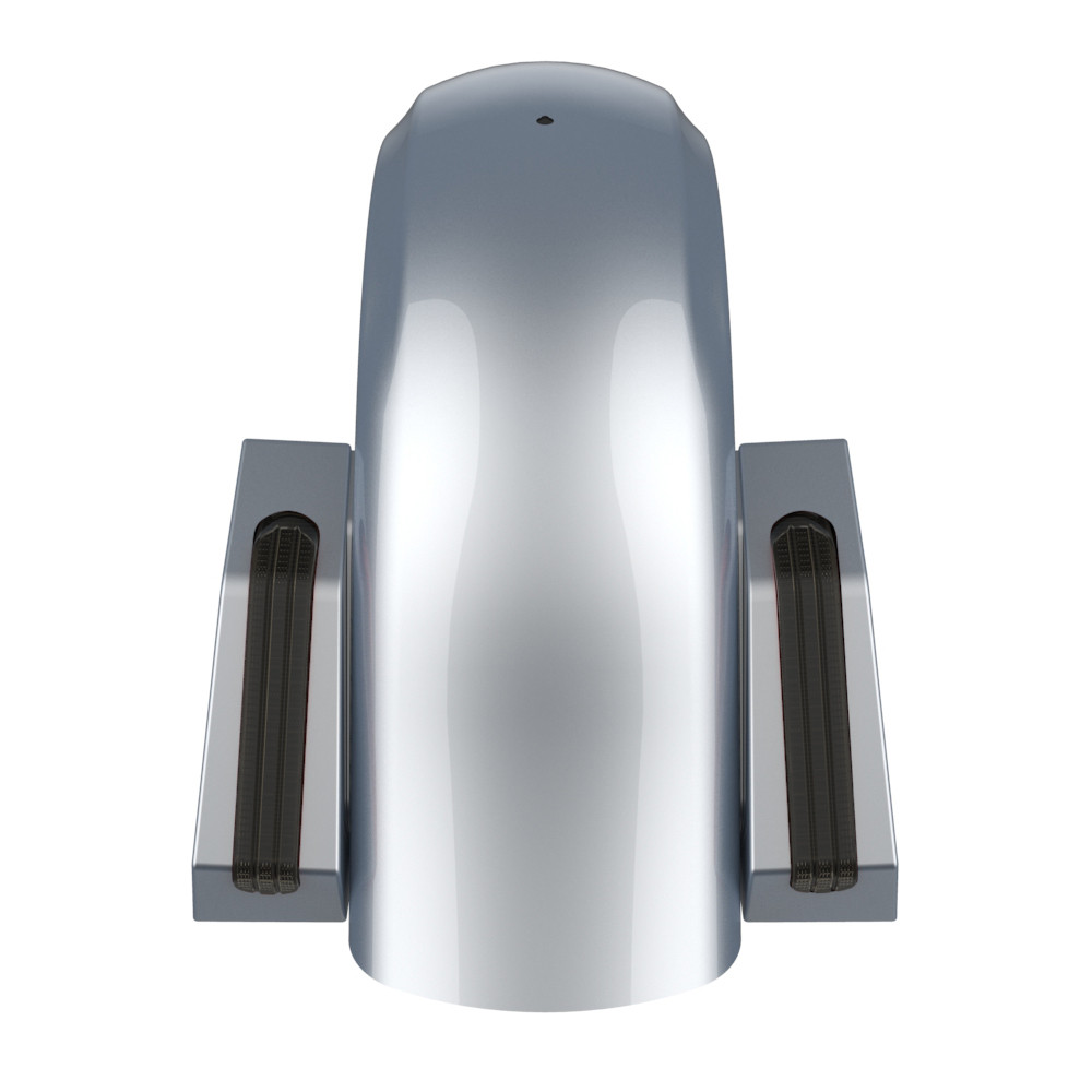 Color Matched Holeshot Chopped Rear Fender for '09-'23 Harley Touring