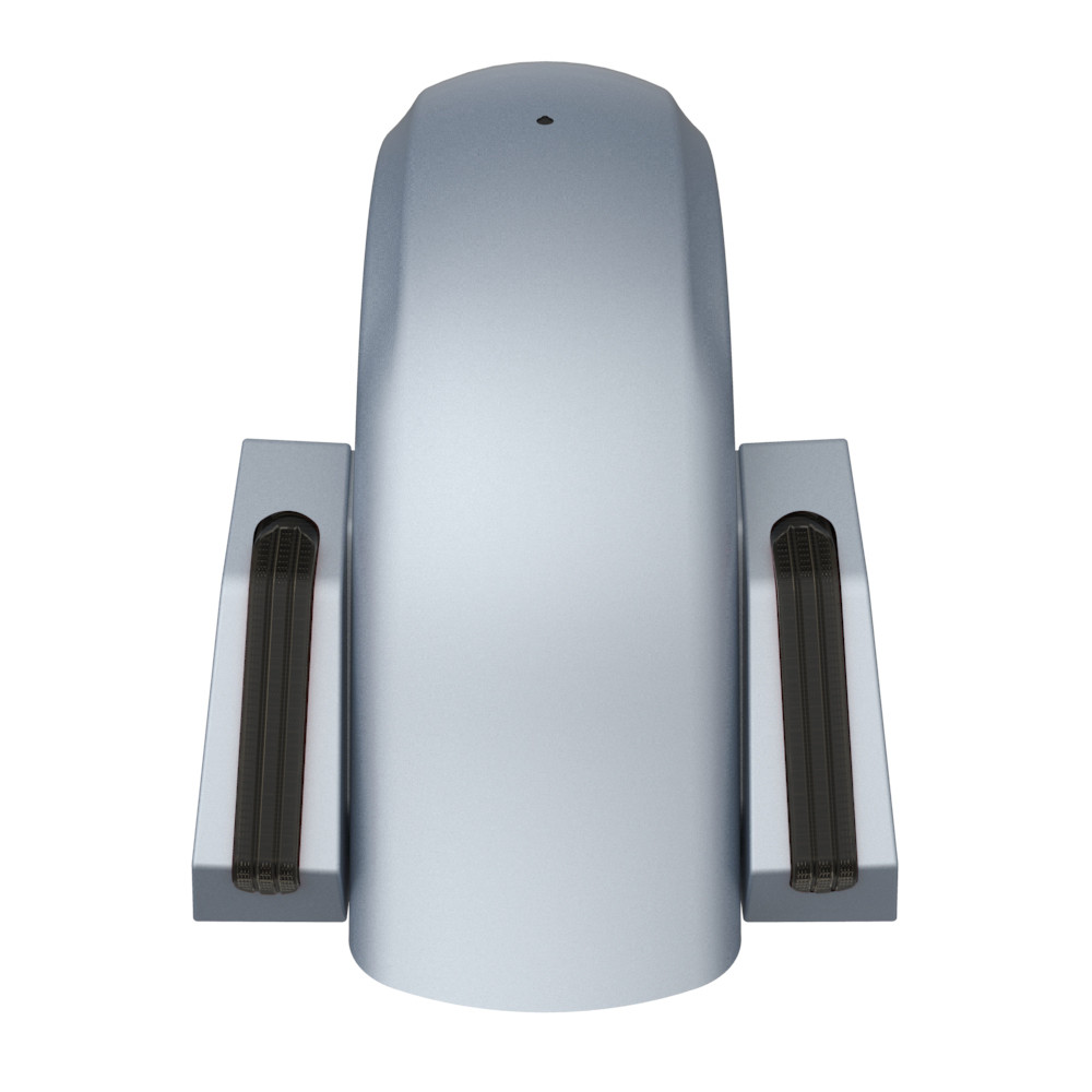 Color Matched Holeshot Chopped Rear Fender for '09-'23 Harley Touring