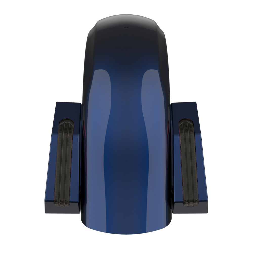 Color Matched Holeshot Chopped Rear Fender for '09-'23 Harley Touring