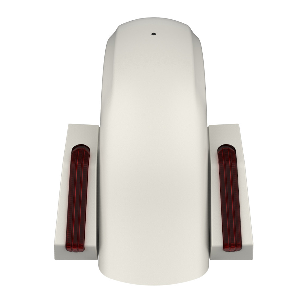 Color Matched Holeshot Chopped Rear Fender for '09-'23 Harley Touring