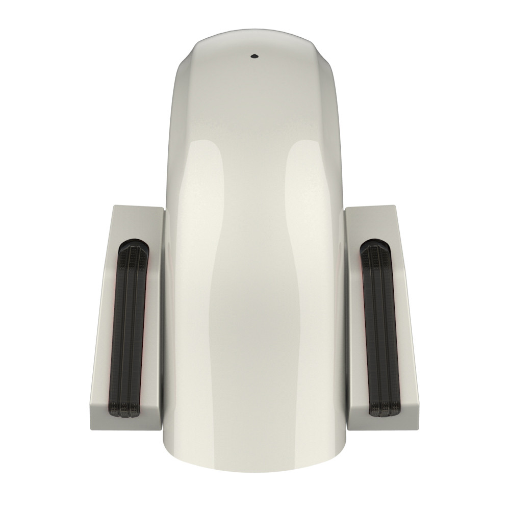 Color Matched Holeshot Chopped Rear Fender for '09-'23 Harley Touring
