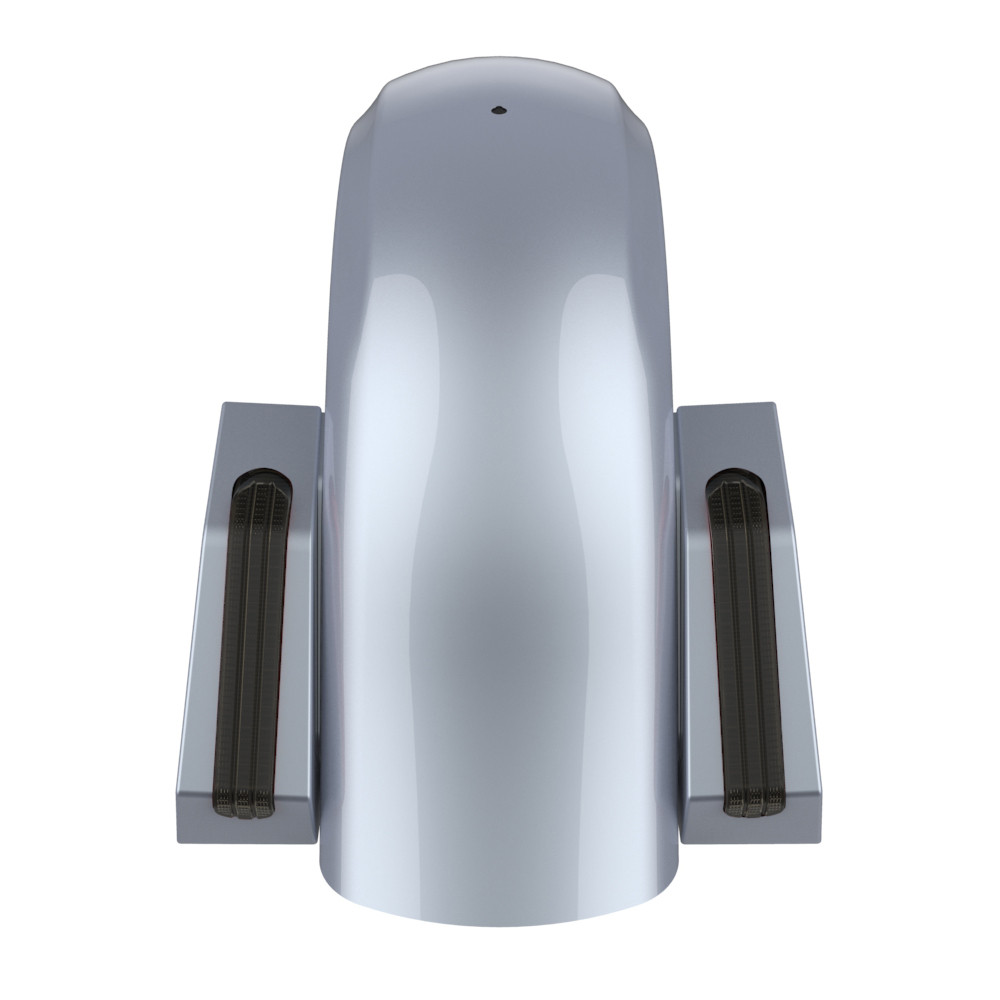Color Matched Holeshot Chopped Rear Fender for '09-'23 Harley Touring
