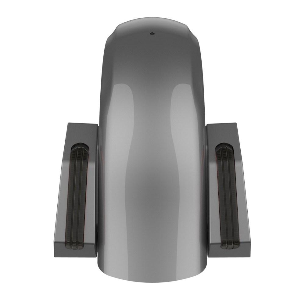 Color Matched Holeshot Chopped Rear Fender for '09-'23 Harley Touring