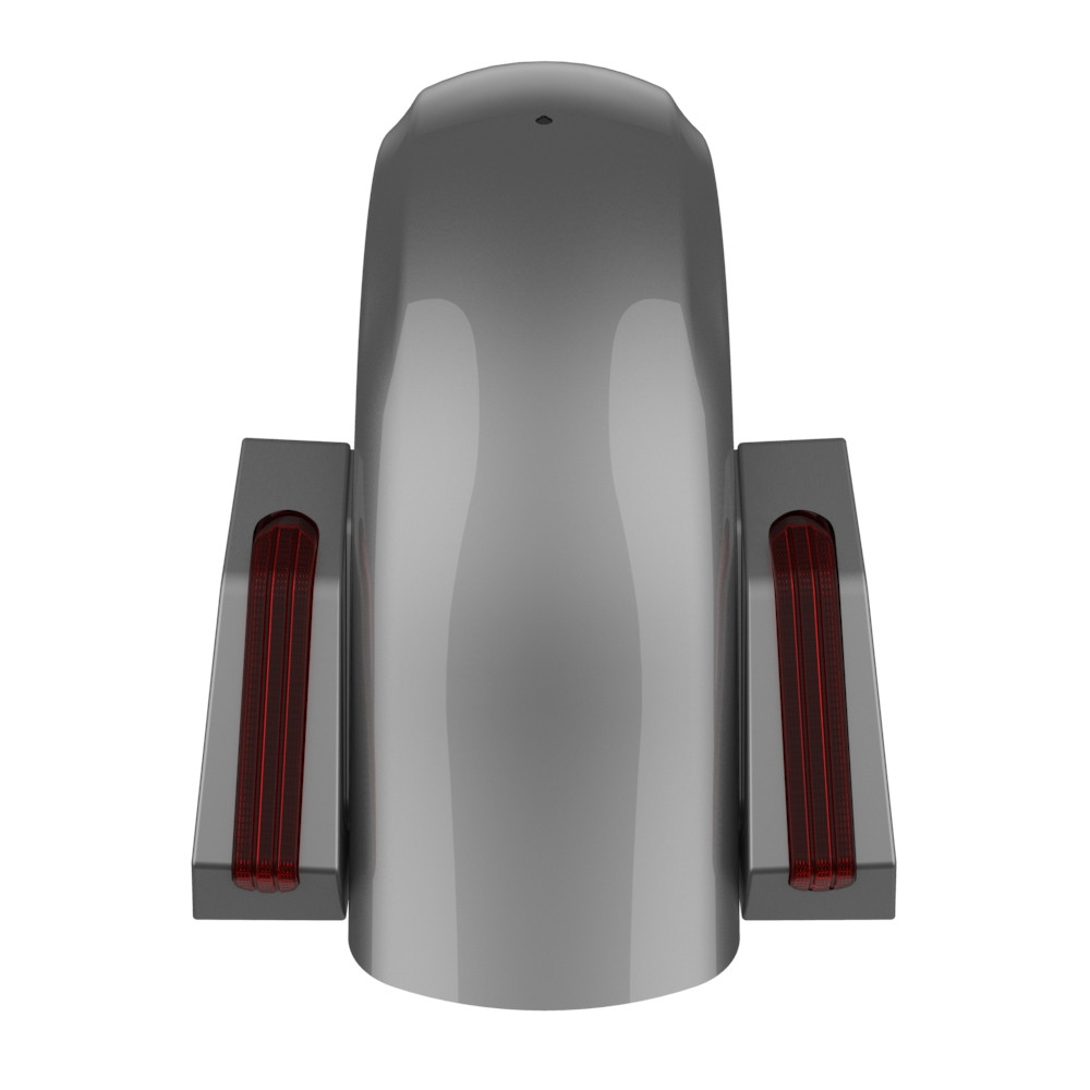Color Matched Holeshot Chopped Rear Fender for '09-'23 Harley Touring