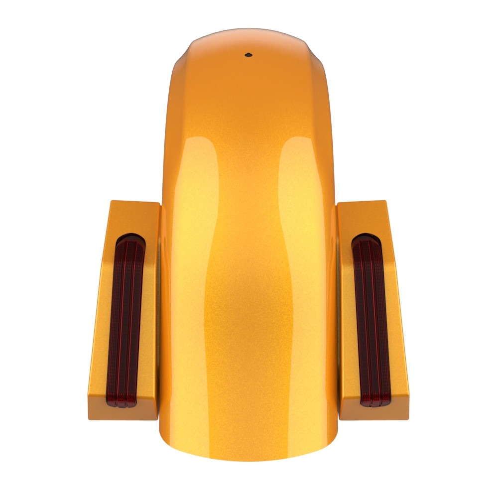 Color Matched Holeshot Chopped Rear Fender for '09-'23 Harley Touring