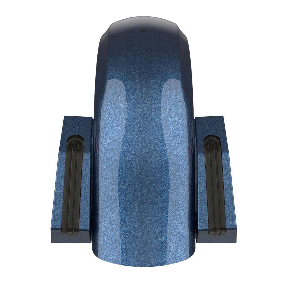 Color Matched Holeshot Chopped Rear Fender for '09-'23 Harley Touring