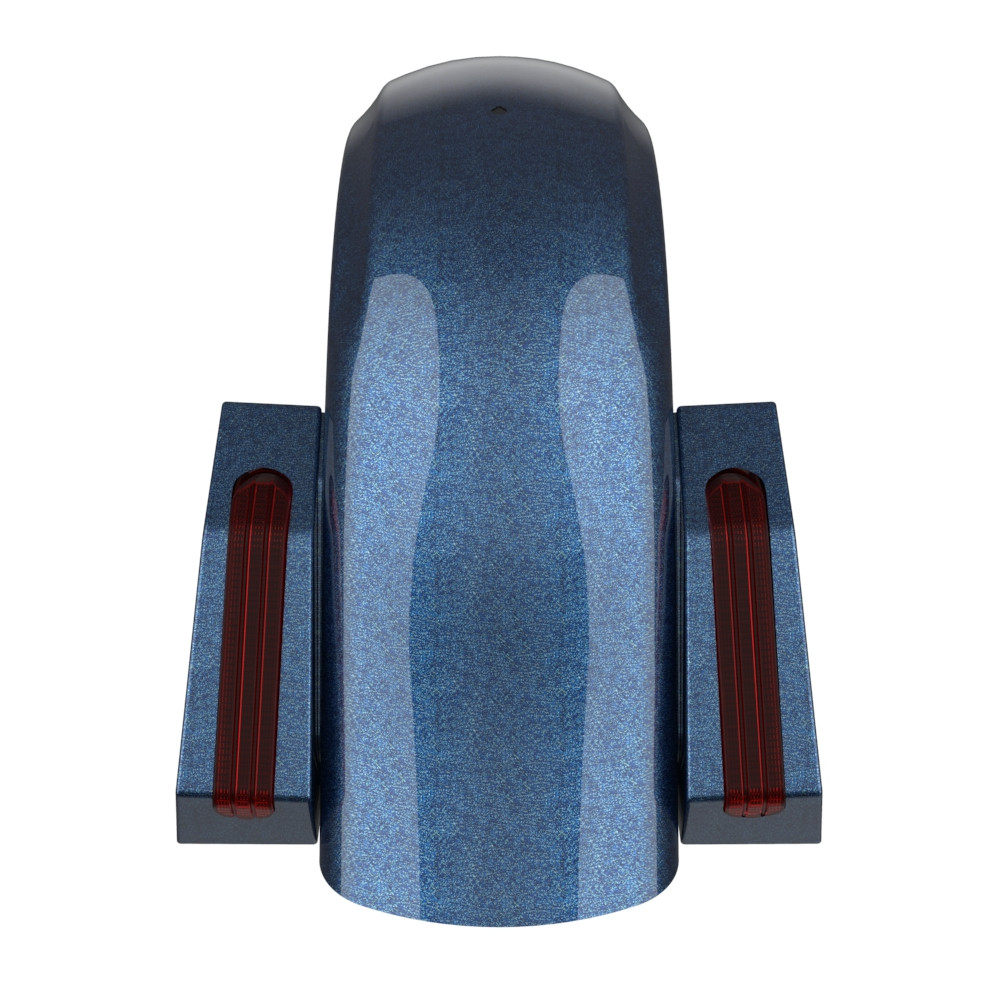 Color Matched Holeshot Chopped Rear Fender for '09-'23 Harley Touring