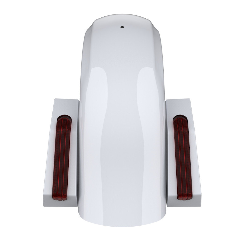 Color Matched Holeshot Chopped Rear Fender for '09-'23 Harley Touring