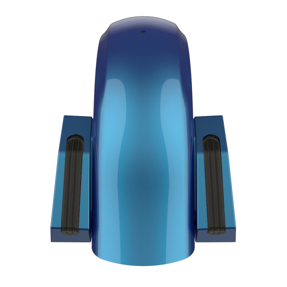 Color Matched Holeshot Chopped Rear Fender for '09-'23 Harley Touring