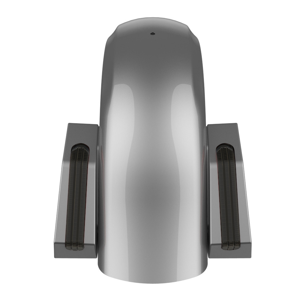 Color Matched Holeshot Chopped Rear Fender for '09-'23 Harley Touring