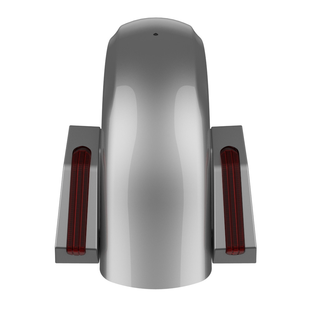 Color Matched Holeshot Chopped Rear Fender for '09-'23 Harley Touring