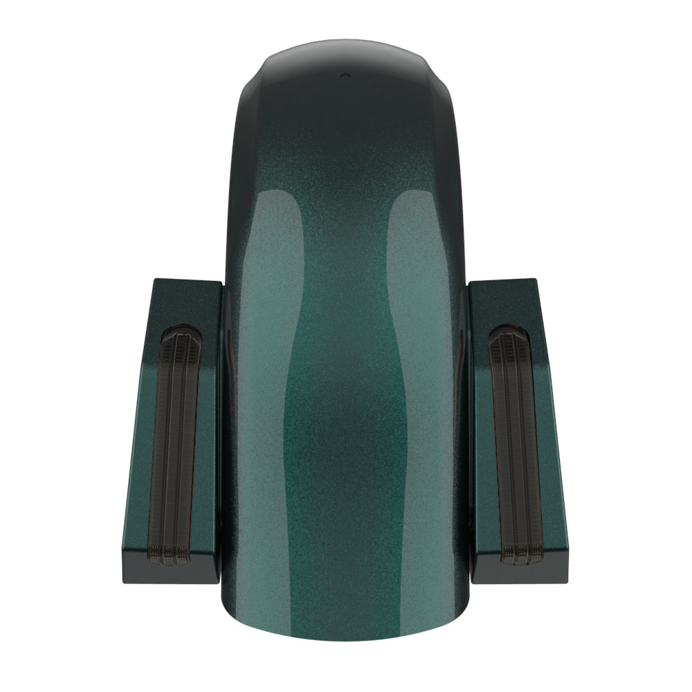 Color Matched Holeshot Chopped Rear Fender for '09-'23 Harley Touring