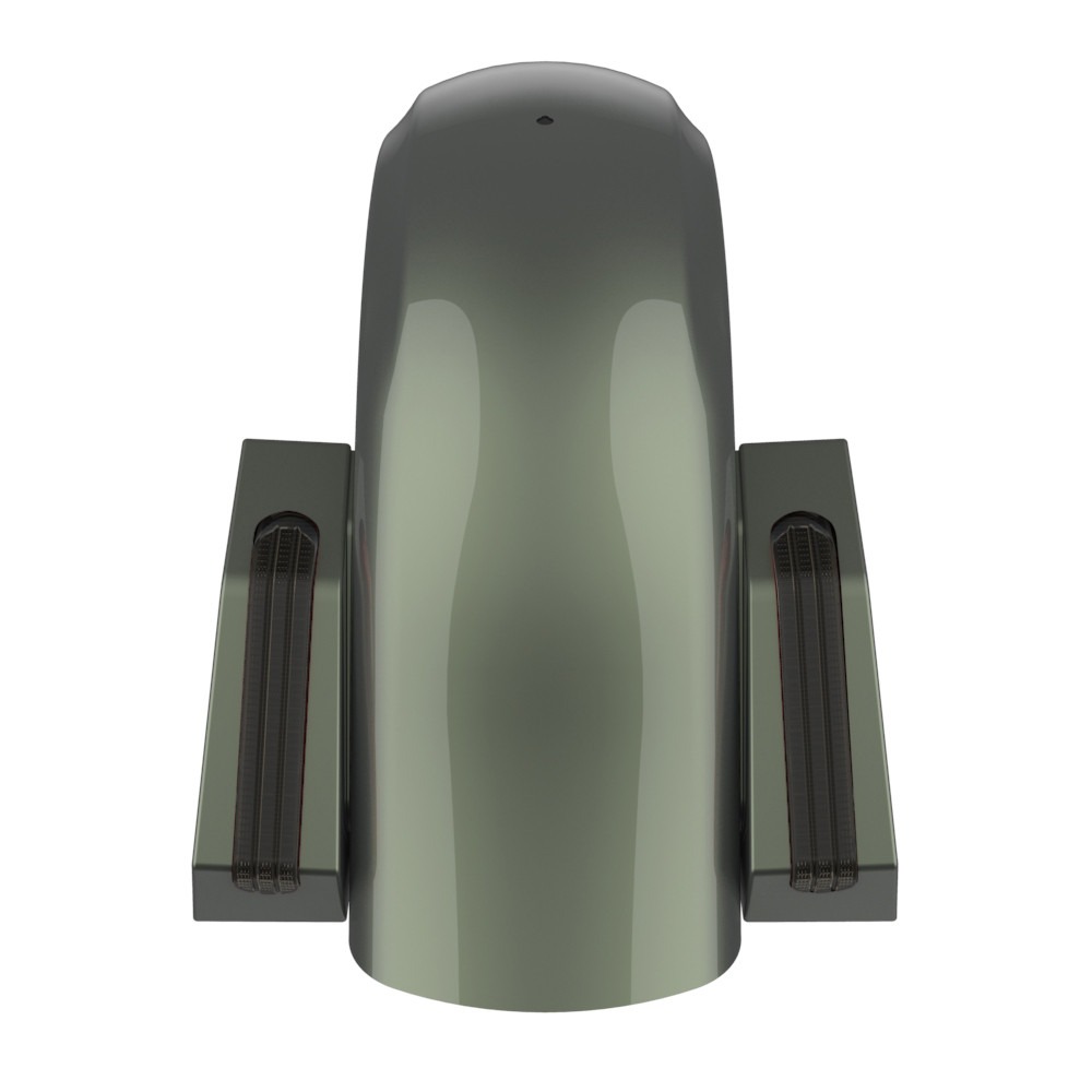 Color Matched Holeshot Chopped Rear Fender for '09-'23 Harley Touring