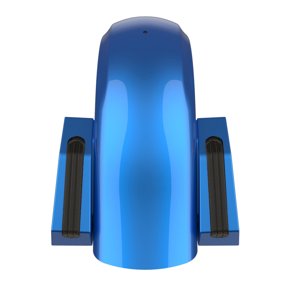 Color Matched Holeshot Chopped Rear Fender for '09-'23 Harley Touring