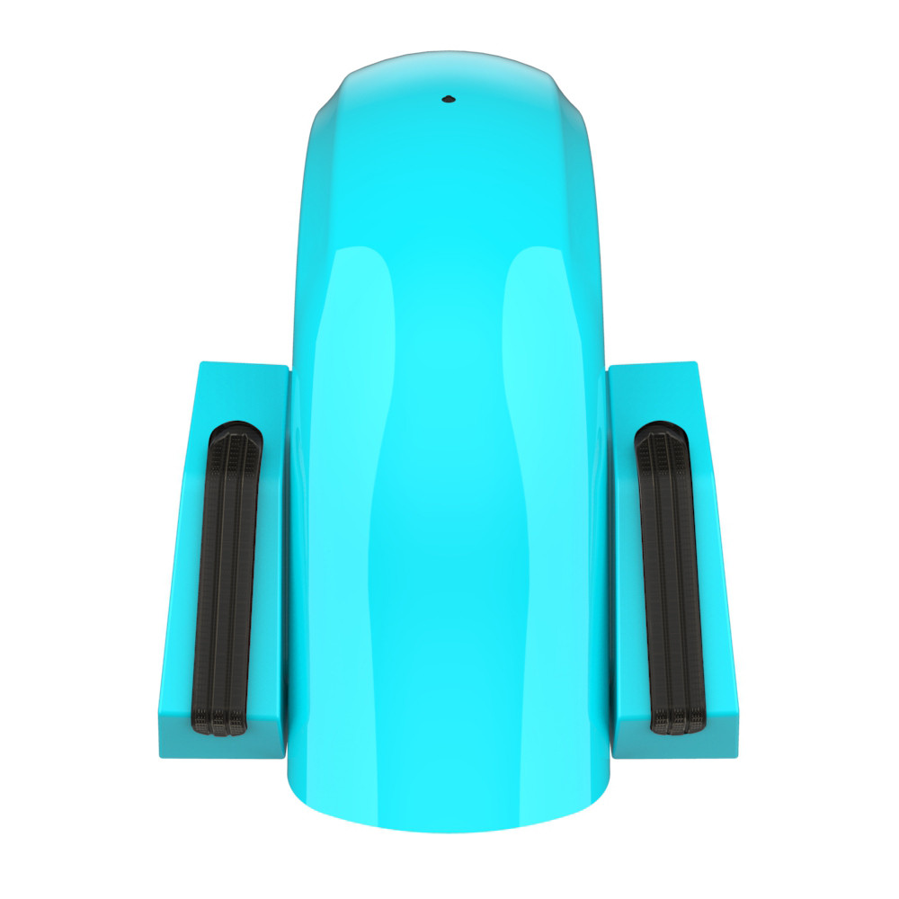 Color Matched Holeshot Chopped Rear Fender for '09-'23 Harley Touring