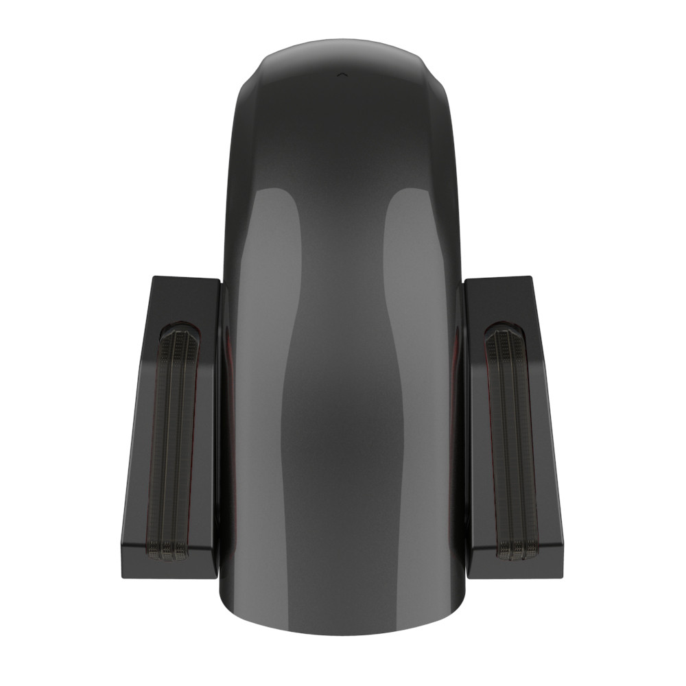 Color Matched Holeshot Chopped Rear Fender for '09-'23 Harley Touring