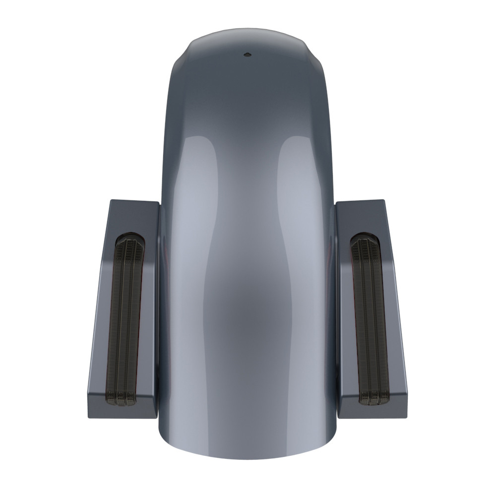Color Matched Holeshot Chopped Rear Fender for '09-'23 Harley Touring
