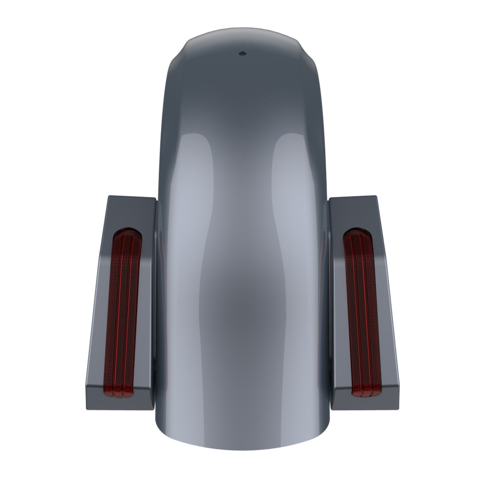 Color Matched Holeshot Chopped Rear Fender for '09-'23 Harley Touring