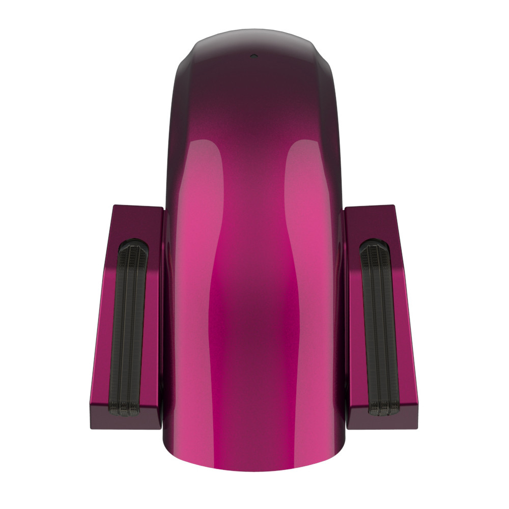 Color Matched Holeshot Chopped Rear Fender for '09-'23 Harley Touring