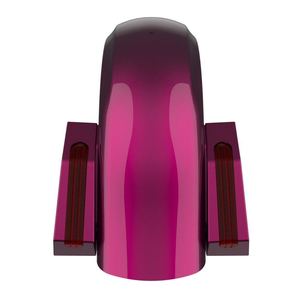 Color Matched Holeshot Chopped Rear Fender for '09-'23 Harley Touring