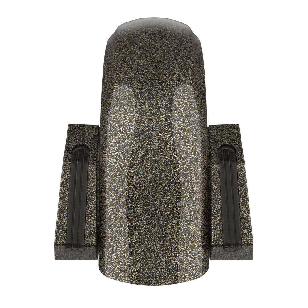 Color Matched Holeshot Chopped Rear Fender for '09-'23 Harley Touring