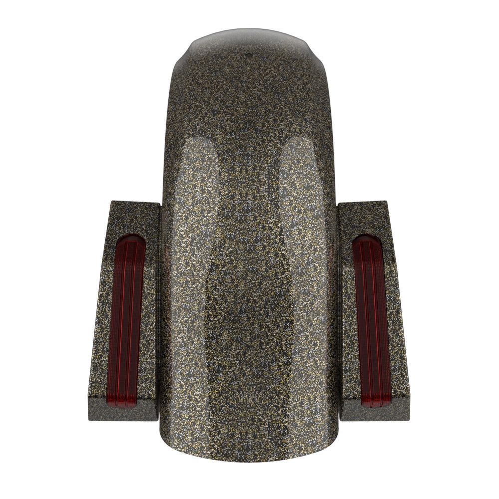 Color Matched Holeshot Chopped Rear Fender for '09-'23 Harley Touring