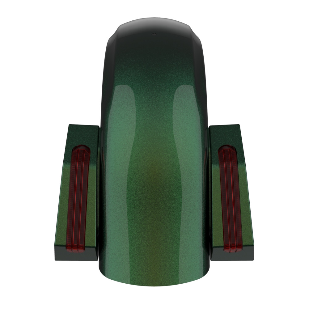 Color Matched Holeshot Chopped Rear Fender for '09-'23 Harley Touring