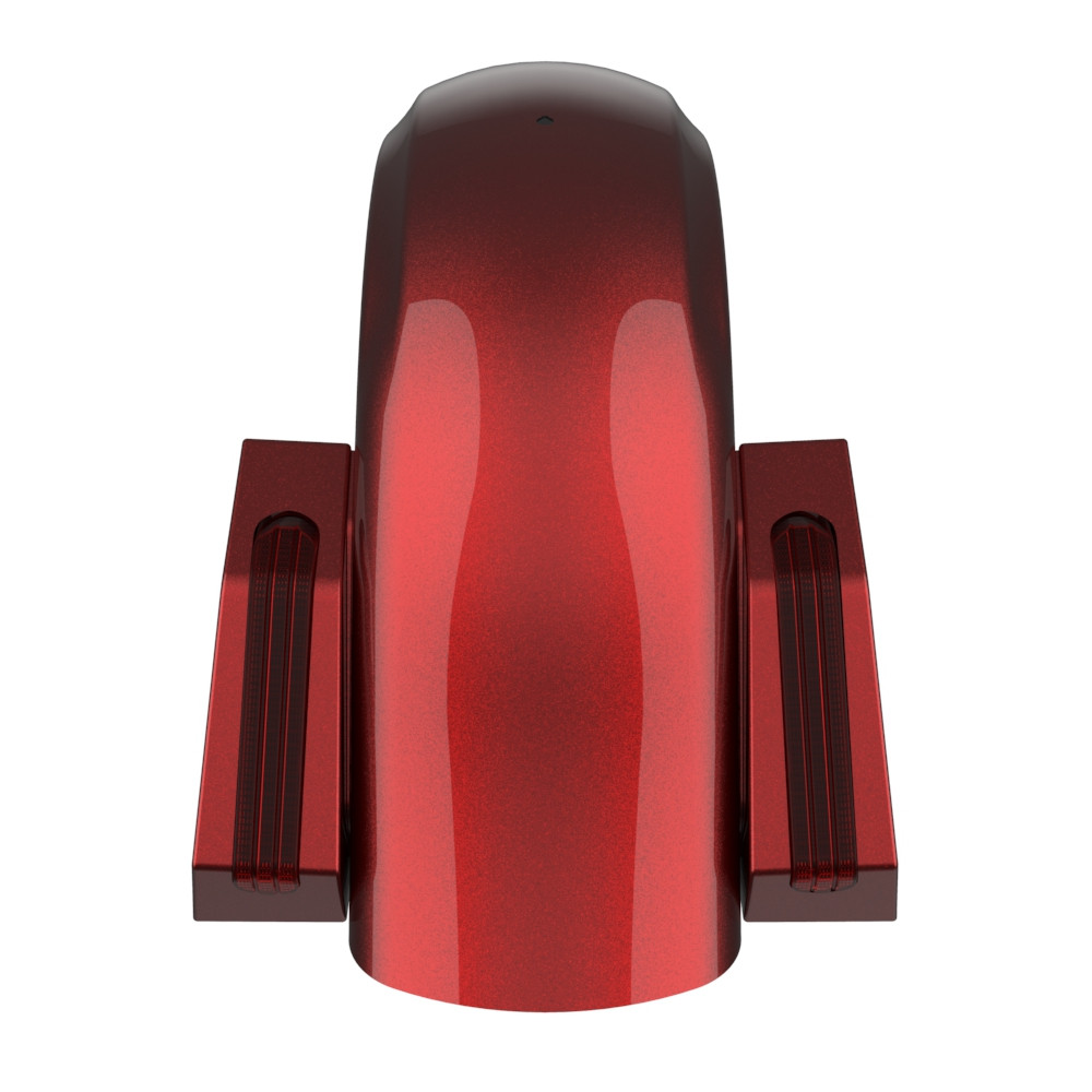 Color Matched Holeshot Chopped Rear Fender for '09-'23 Harley Touring