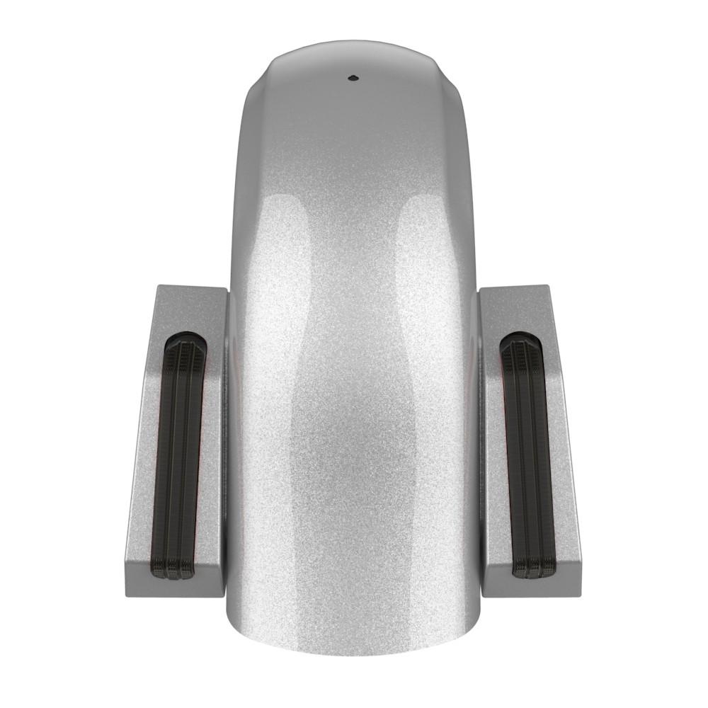 Color Matched Holeshot Chopped Rear Fender for '09-'23 Harley Touring