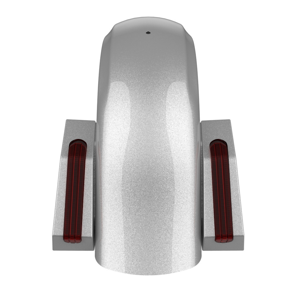 Color Matched Holeshot Chopped Rear Fender for '09-'23 Harley Touring