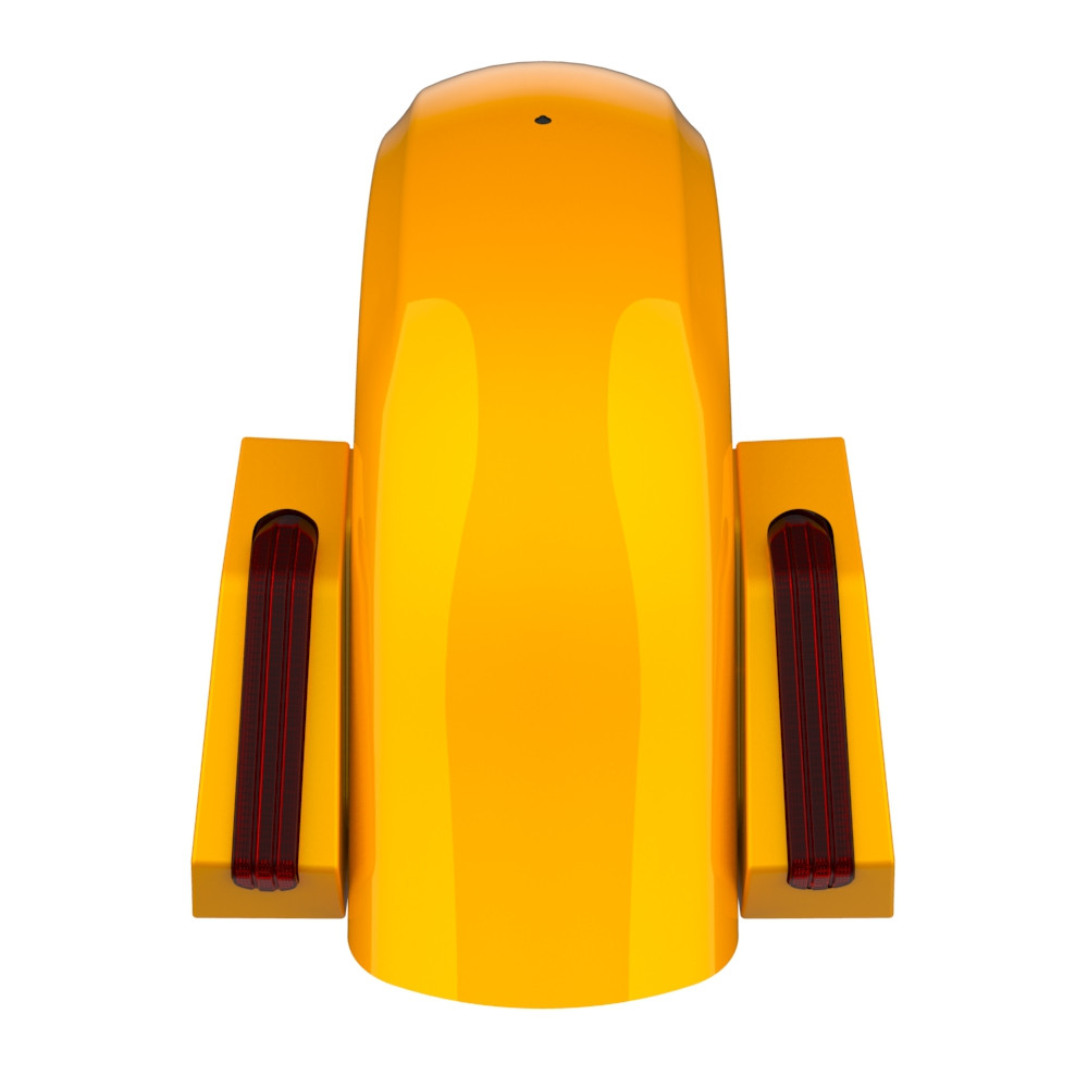 Color Matched Holeshot Chopped Rear Fender for '09-'23 Harley Touring