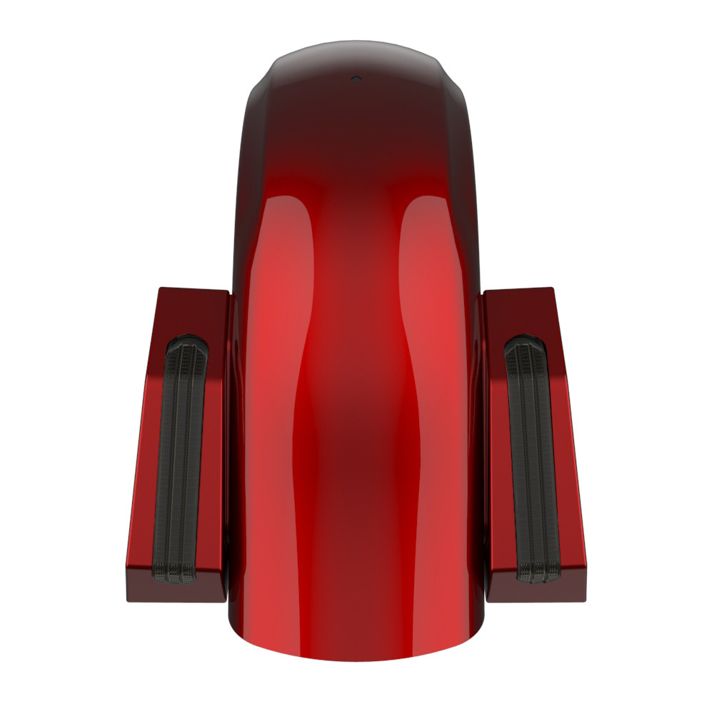 Color Matched Holeshot Chopped Rear Fender for '09-'23 Harley Touring