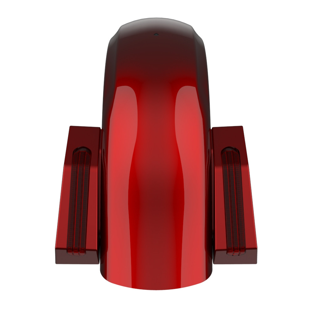 Color Matched Holeshot Chopped Rear Fender for '09-'23 Harley Touring