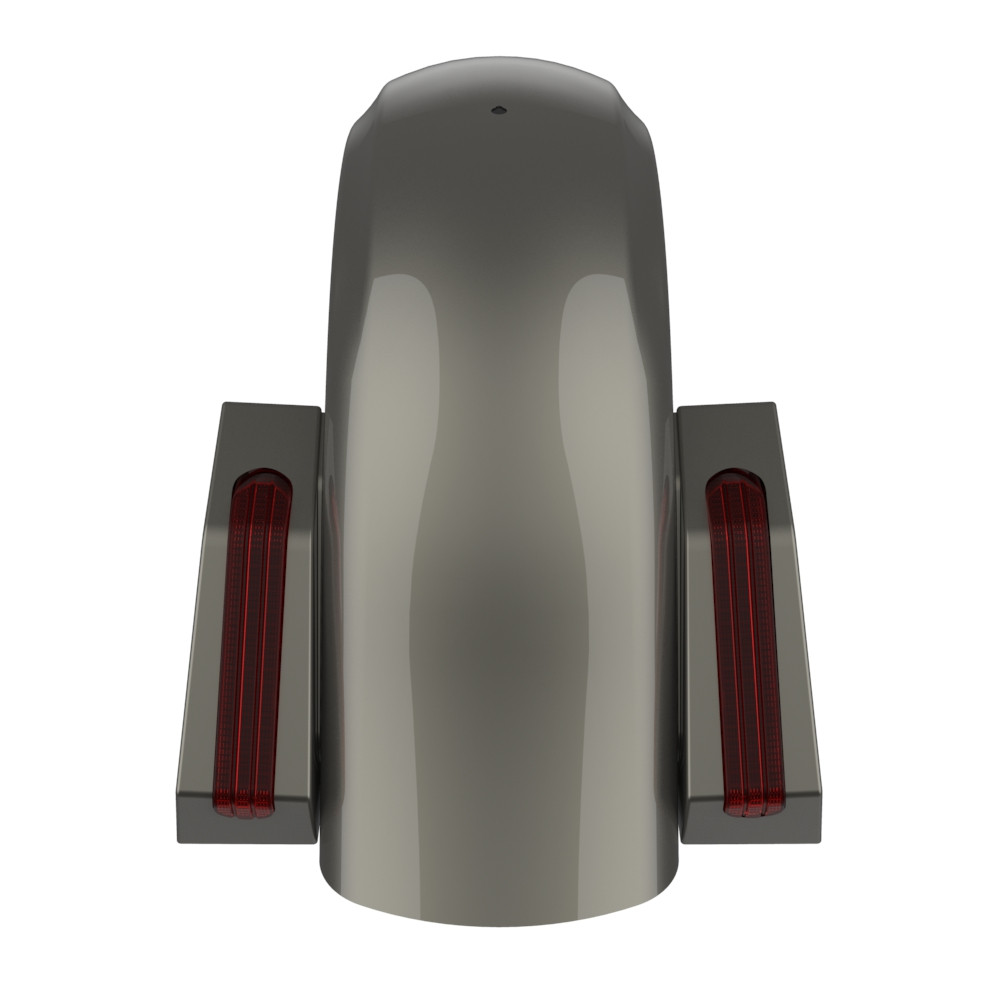 Color Matched Holeshot Chopped Rear Fender for '09-'23 Harley Touring