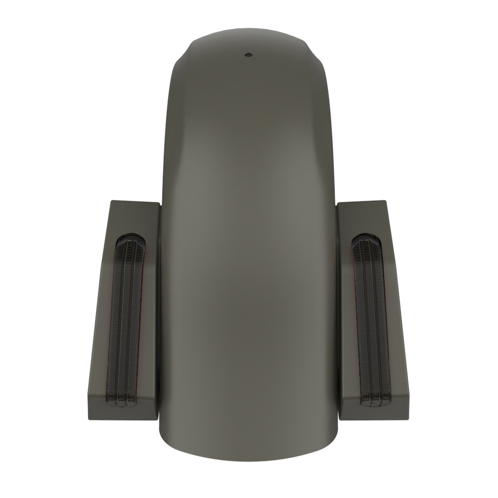Color Matched Holeshot Chopped Rear Fender for '09-'23 Harley Touring