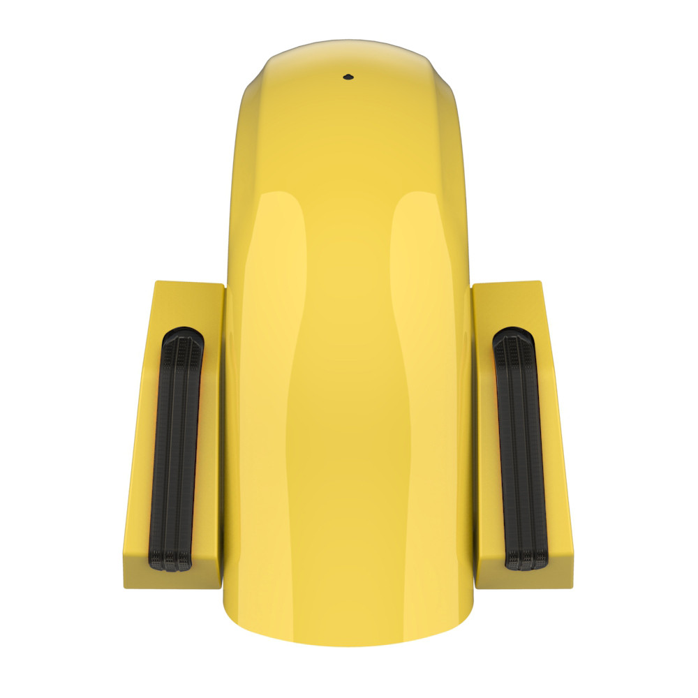 Color Matched Holeshot Chopped Rear Fender for '09-'23 Harley Touring