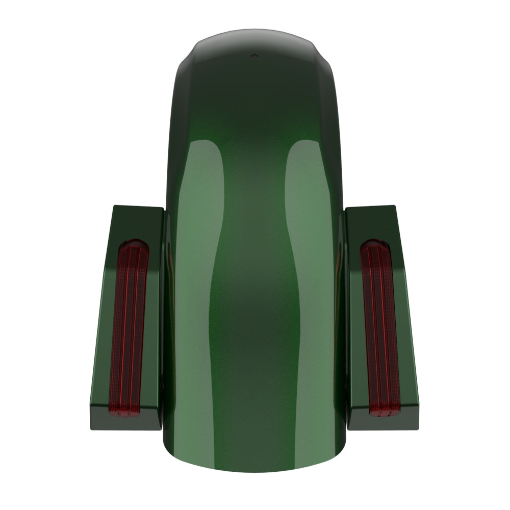 Color Matched Holeshot Chopped Rear Fender for '09-'23 Harley Touring