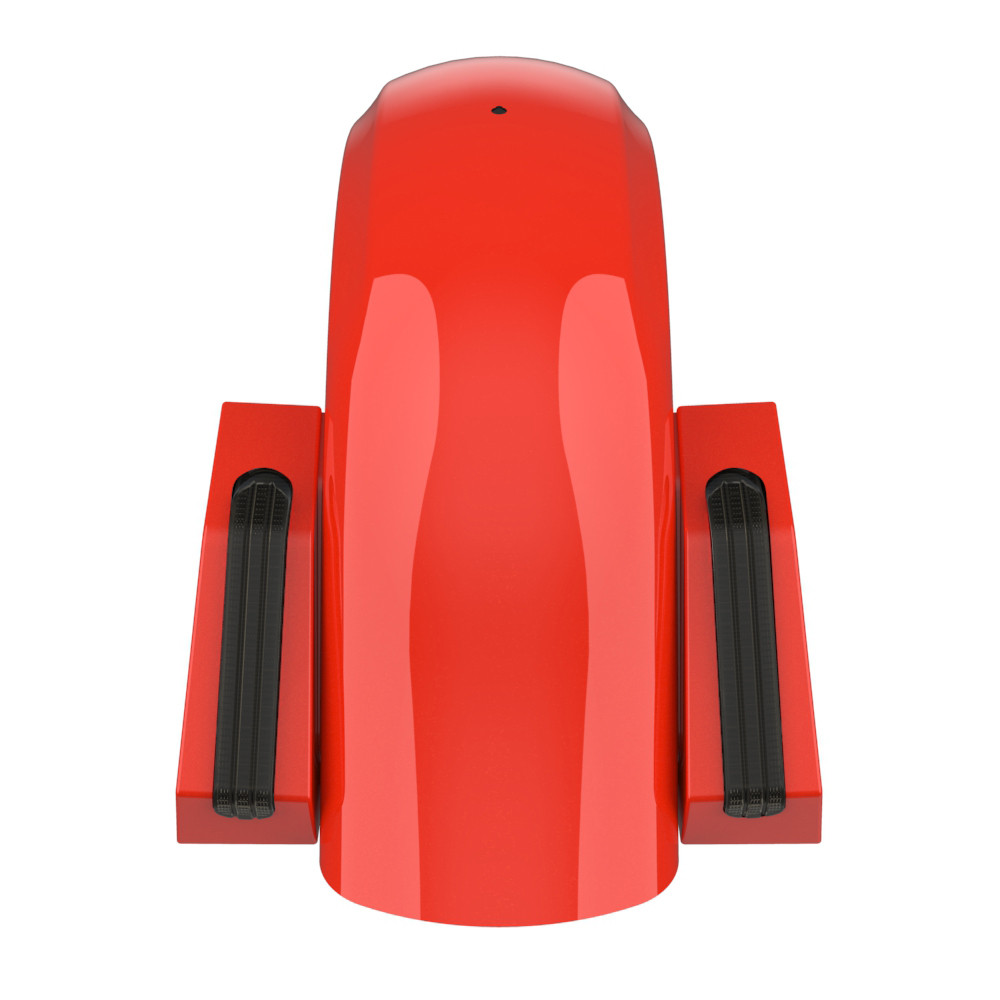 Color Matched Holeshot Chopped Rear Fender for '09-'23 Harley Touring