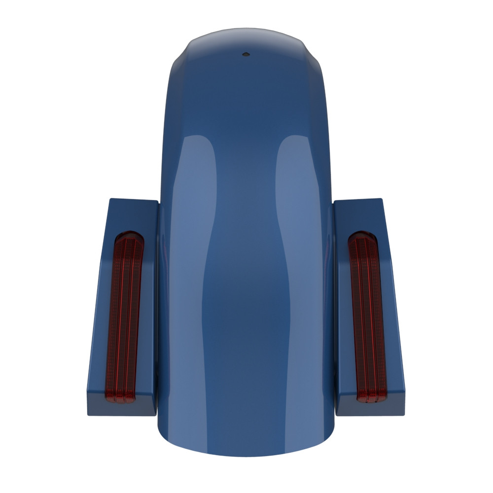 Color Matched Holeshot Chopped Rear Fender for '09-'23 Harley Touring