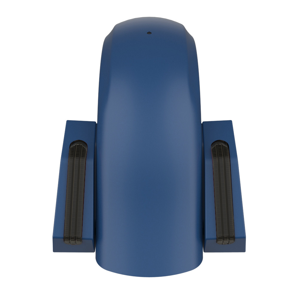 Color Matched Holeshot Chopped Rear Fender for '09-'23 Harley Touring