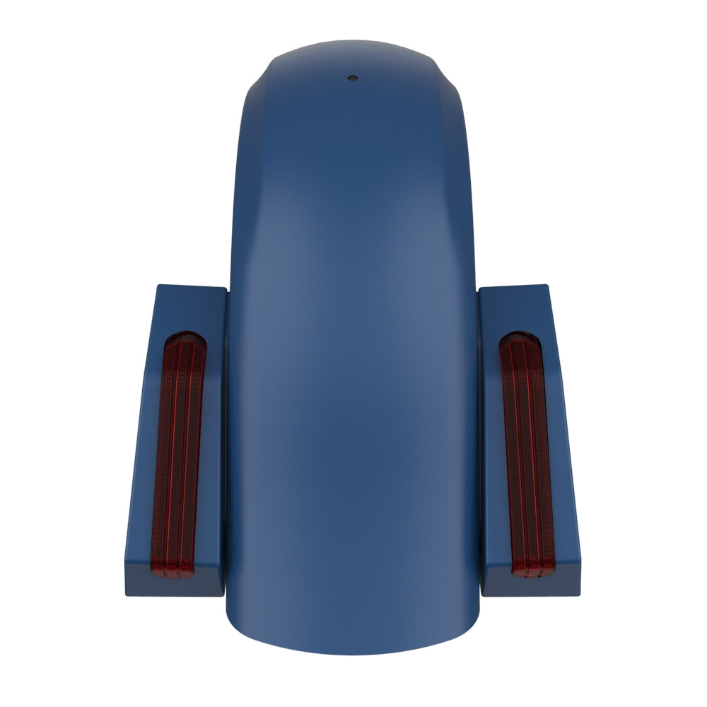 Color Matched Holeshot Chopped Rear Fender for '09-'23 Harley Touring