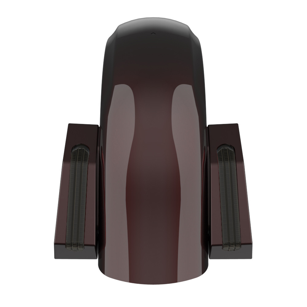 Color Matched Holeshot Chopped Rear Fender for '09-'23 Harley Touring