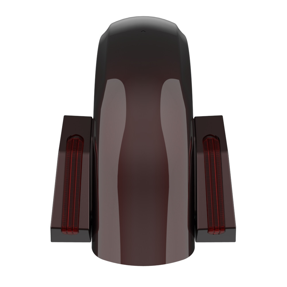 Color Matched Holeshot Chopped Rear Fender for '09-'23 Harley Touring